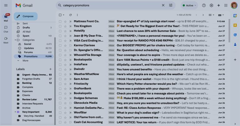 All email is equal, and this is a problem.
